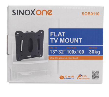 Sinox ONE SOB0110 seinäteline Ultra Flat. 13"-32" Sinox ONE SOB0110 seinäteline Ultra Flat. 13"-32"