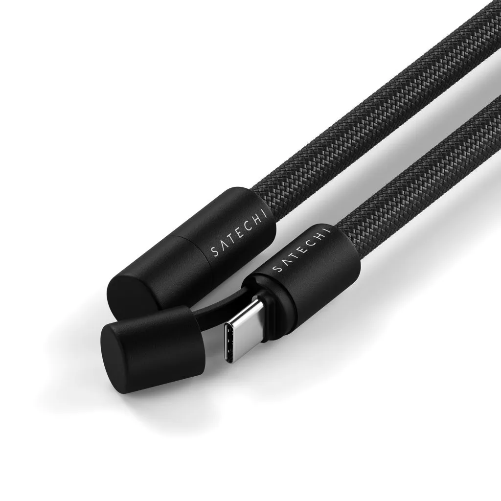 Satechi OntheGo Crossbody - lanyard cable, Black