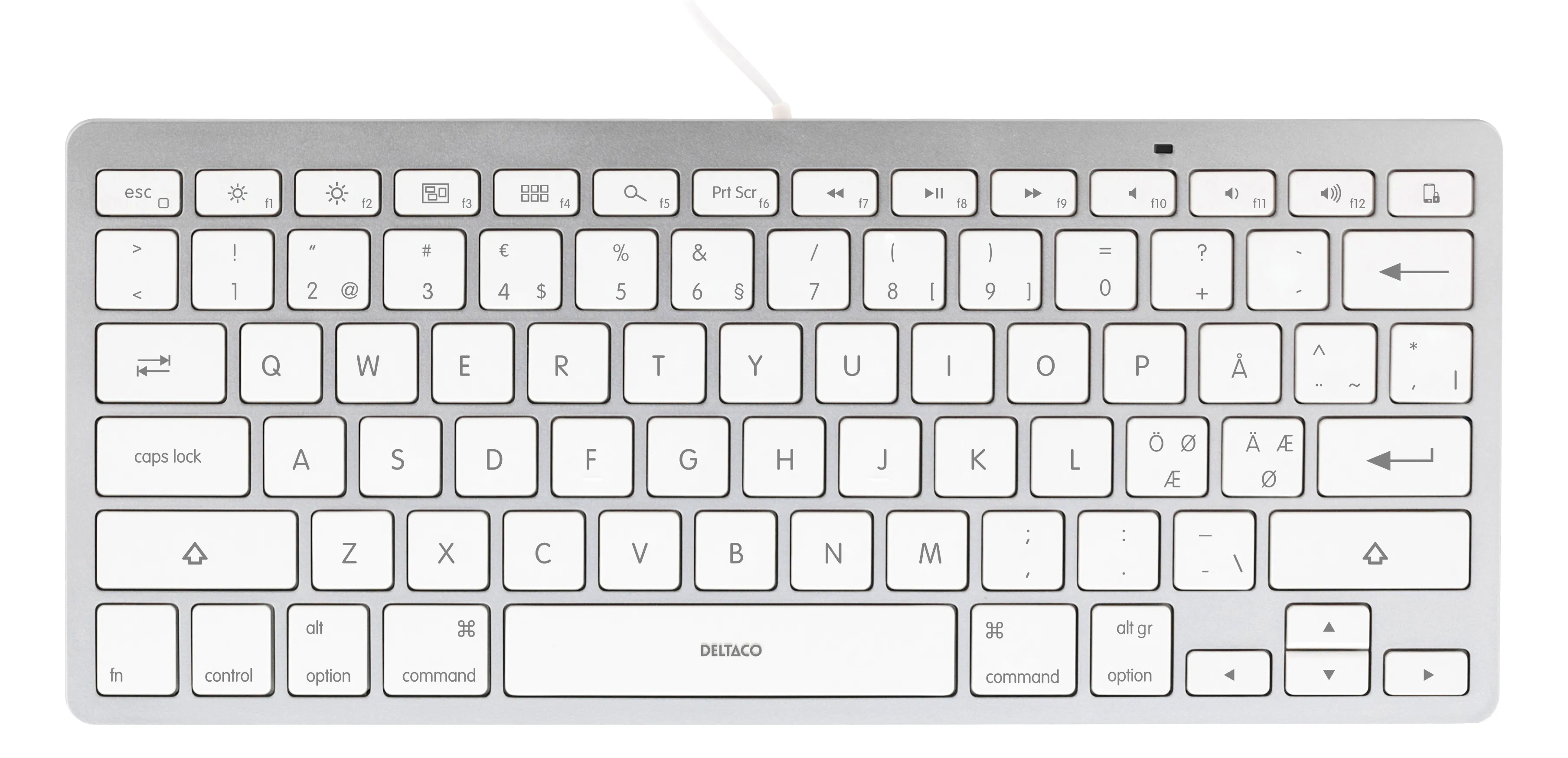 Deltaco USB-C iOS/MacOS -näppäimistö
