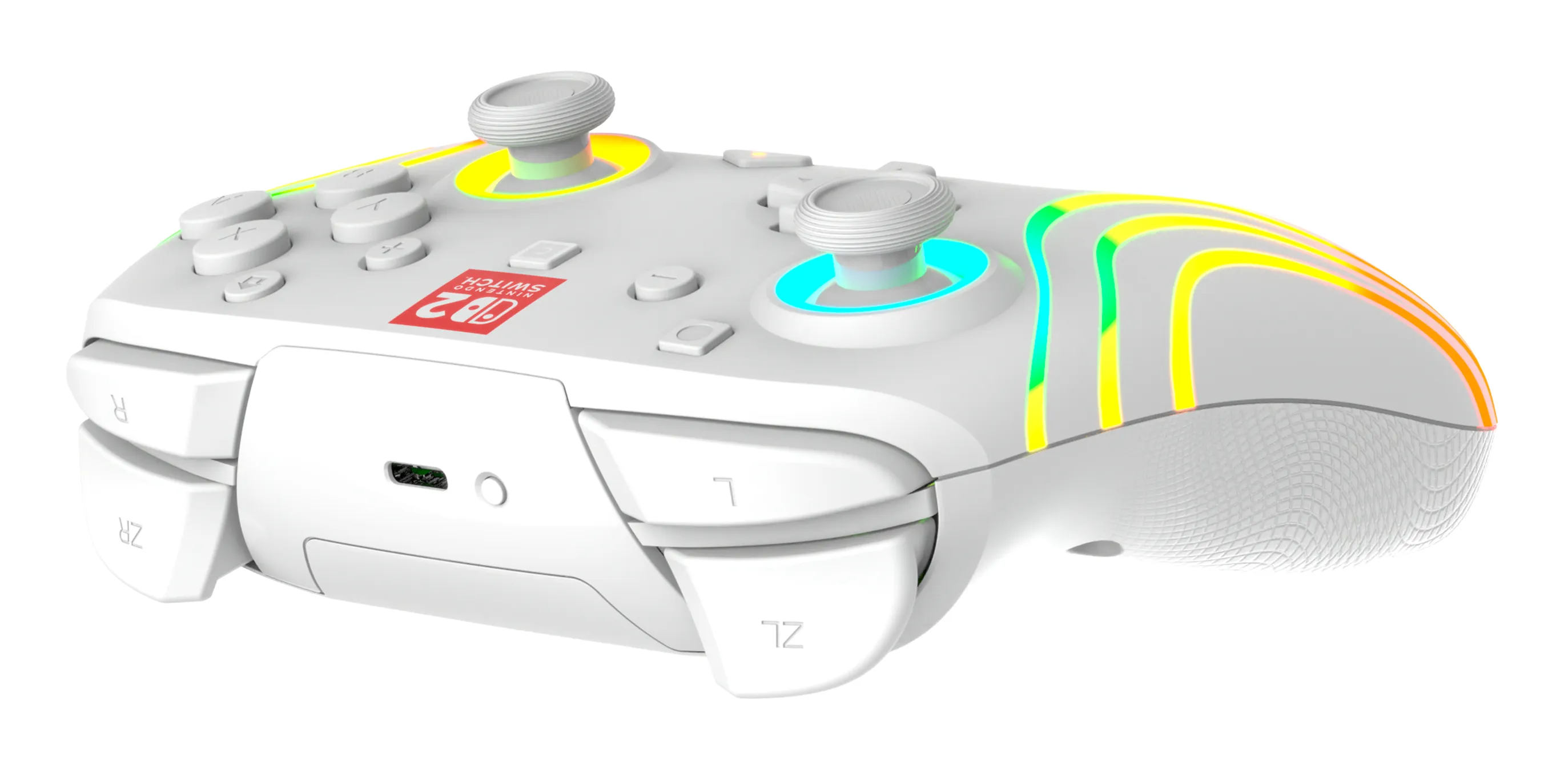 Turtle Beach Afterglow Wave tr&aring;dl&ouml;s handkontroll f&ouml;r Nintendo Switch - vit