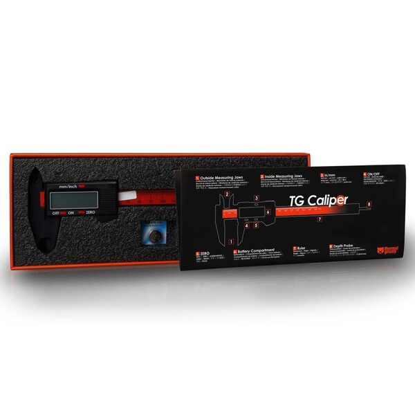 Thermal Grizzly TG Caliper, Digital Caliper, 150 mm, Black