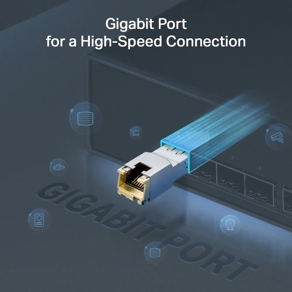 TP-LINK TL-SM331T 1000BASE-T RJ45 SFP MODULE