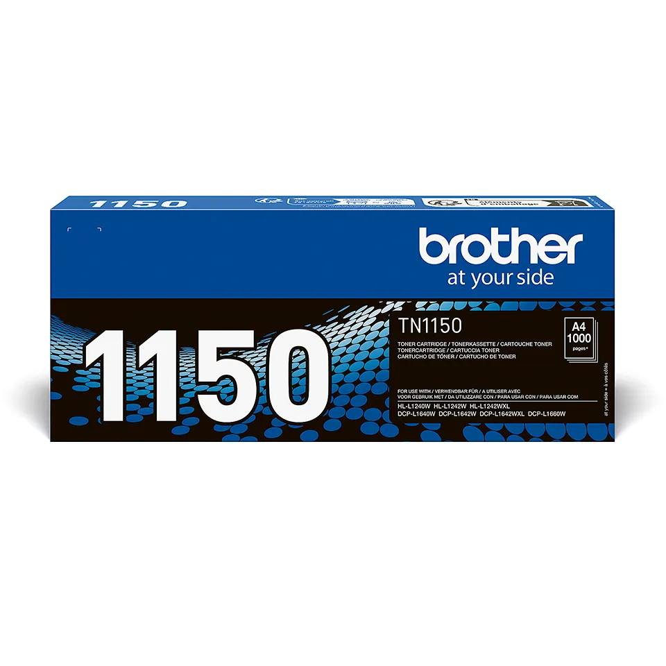 Brother TN1150 toner cartridge, Black