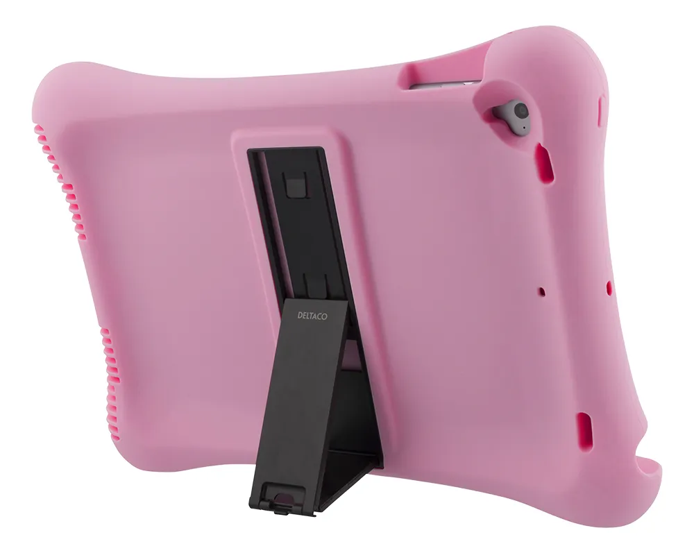 DELTACO silicone case, iPad 10.2"/10.5", pink