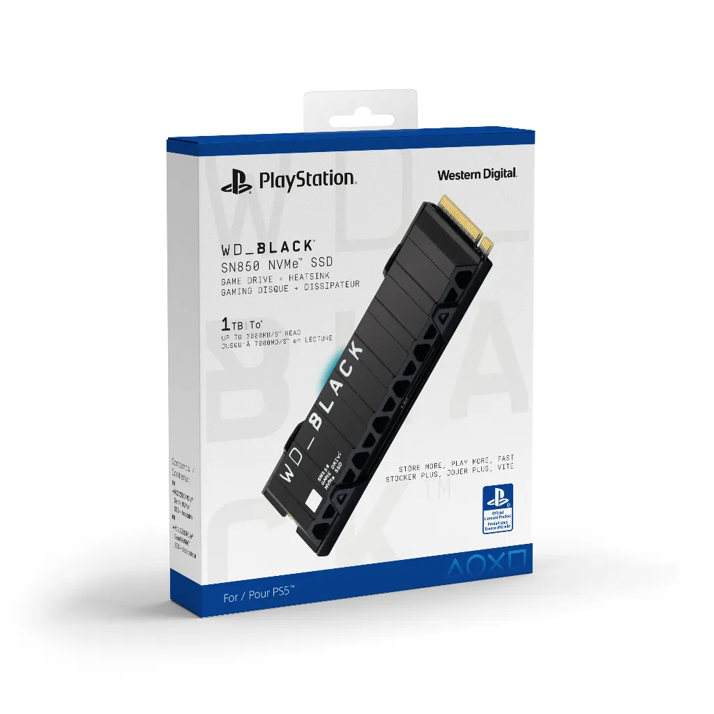 SanDisk Black SN850 1 TB, PCIe 4.0, M.2 - SSD