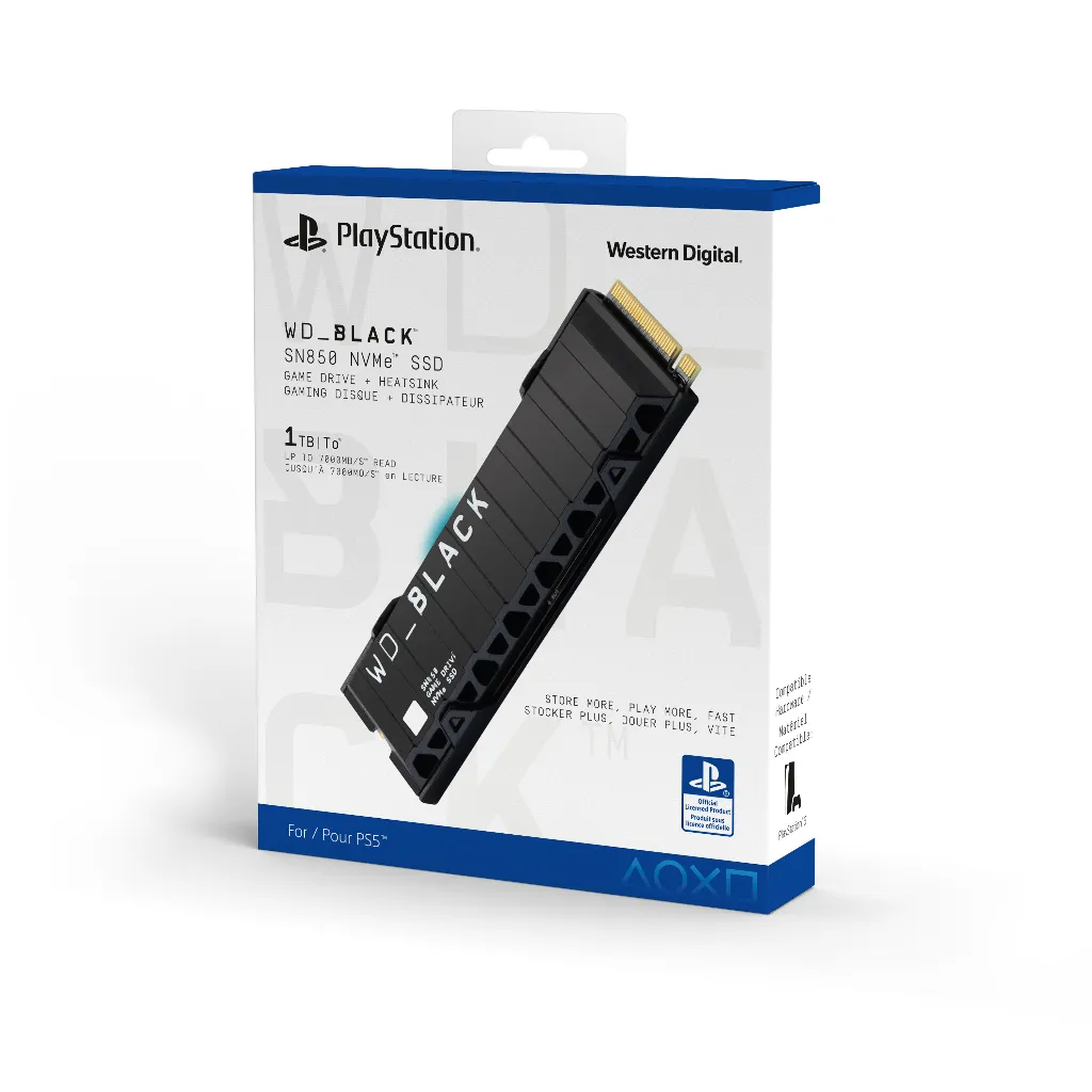 SanDisk Black SN850 1 TB, PCIe 4.0, M.2 - SSD