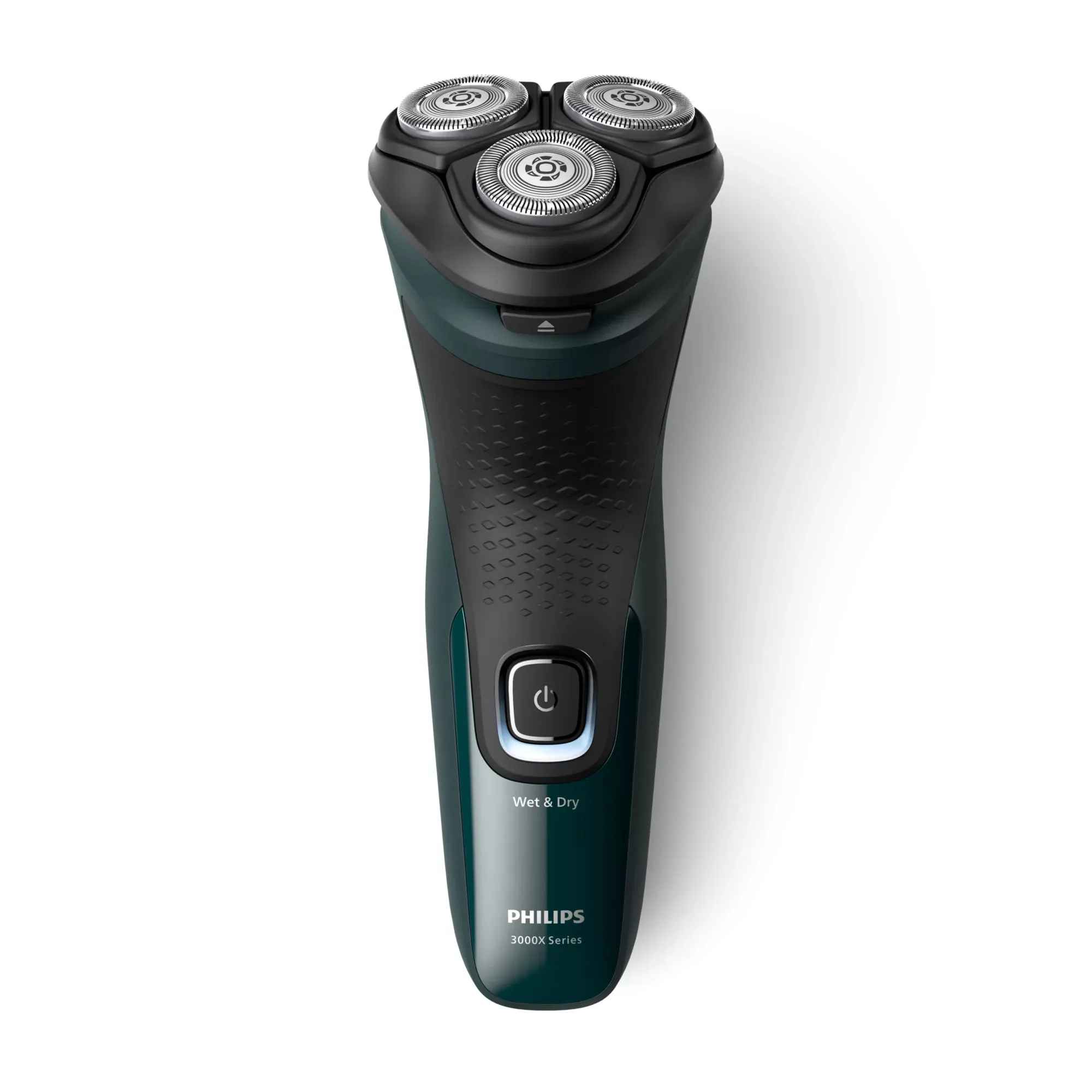 Philips Shaver 3000X Series X3002/00 Wet&amp;Dry -parranajokone, musta, vihre&auml;