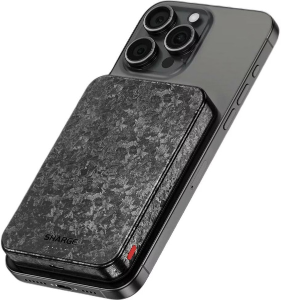 SHARGE CarbonMag 10K 10000 mAh, 20W - powerbank, Black/Grey