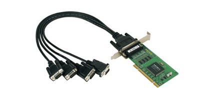 MOXA 4xRS232 SUOMEN PCI CARD/D9M CP104UL-DB9 V2