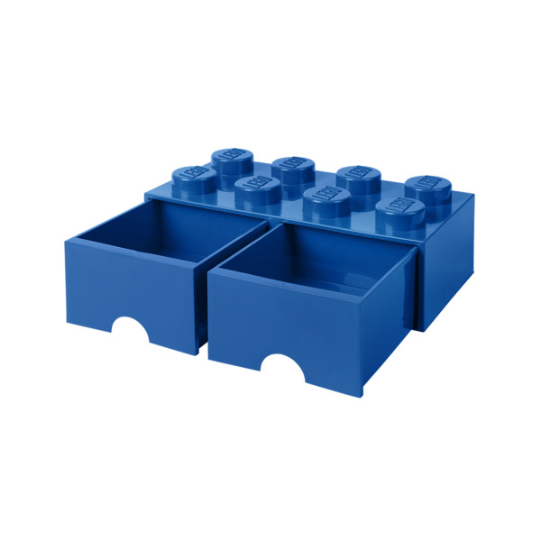 Room Copenhagen LEGO Brick Drawer 8 blue - RC40061731