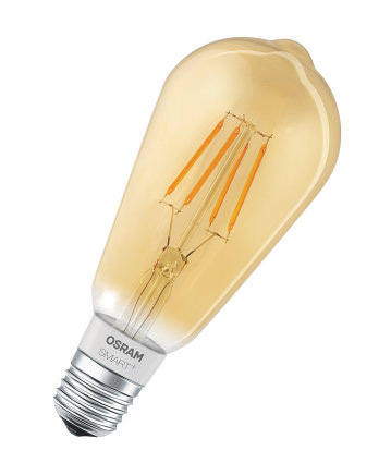 Osram Smart+ BT DIM, Apple HomeKit, Filament Globe 60 -&auml;lylamppu, E27, 5,5W