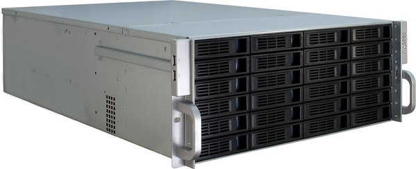 Inter-Tech IPC 4U-4424 serverchassi, svart