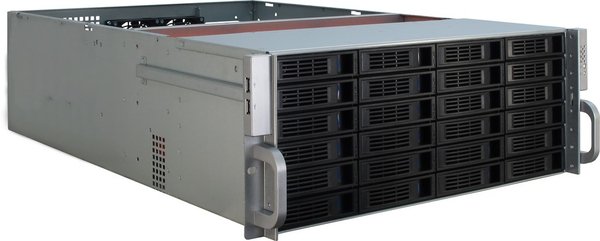 Inter-Tech IPC 4U-4424 serverchassi, svart