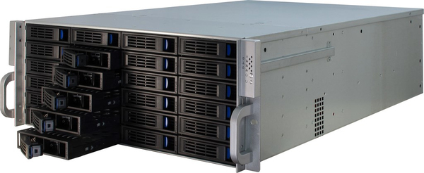 Inter-Tech IPC 4U-4424 serverchassi, svart