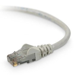 Belkin High Performance - Kytkent&auml;kaapeli - RJ-45 (uros) to RJ-45 (uros) - 2 m - STP - CAT 6 - molded, snagless - harmaa