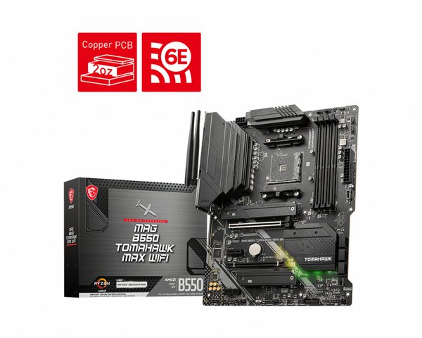 MSI MAG B550 TOMAHAWK MAX WIFI ATX - motherboard