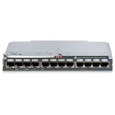 Brocade 16Gb/28 SAN Switch for HP BladeSystem c-Class - Kytkin - Hallinnoitu - 16 x 16Gb Fibre Channel (internal) + 12 x 16Gb Fibre Channel - plug-in moduuli