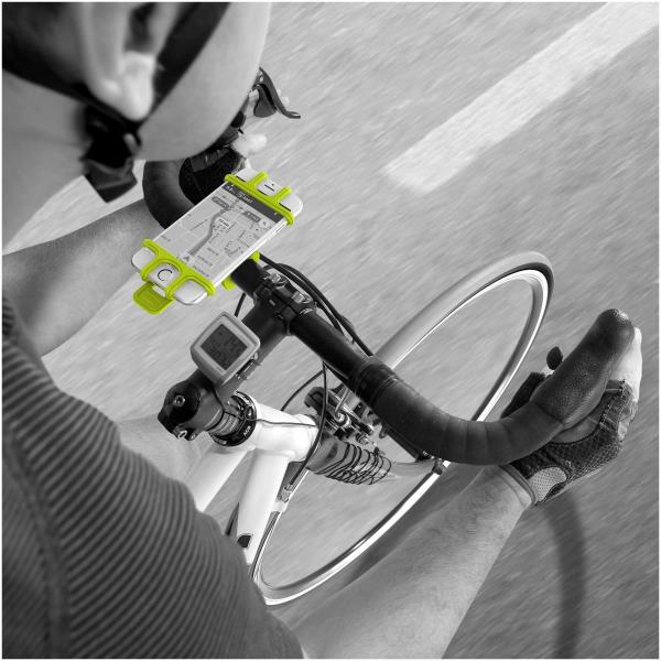 CELLY UNIVERSAL SILICONE BIKE HOLDER GREEN