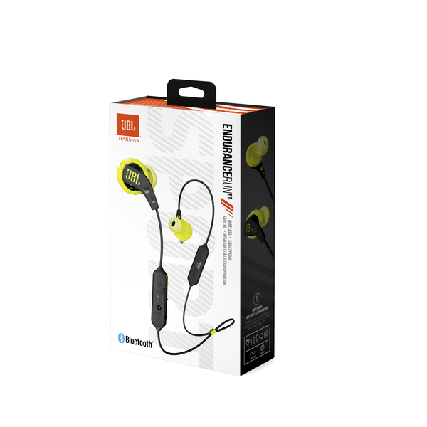 JBL Endurance Run BT - wireless headphones, Black, Yellow