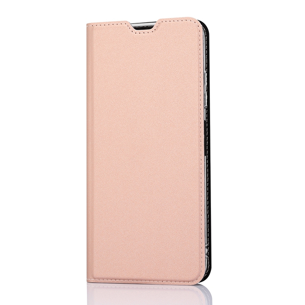 Wave Book Case, Galaxy A22 5G - flipfodral, Rose Gold