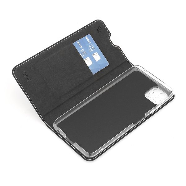 Wave Book Case, Galaxy A22 5G - flipfodral, Rose Gold