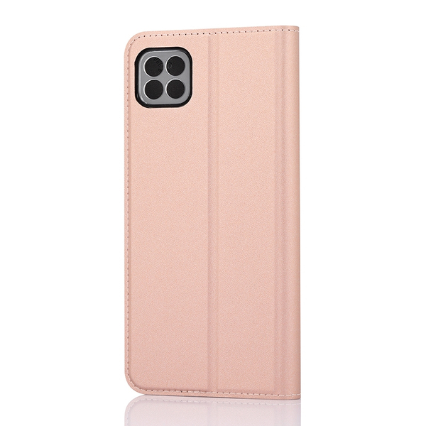 Wave Book Case, Galaxy A22 5G - flipfodral, Rose Gold