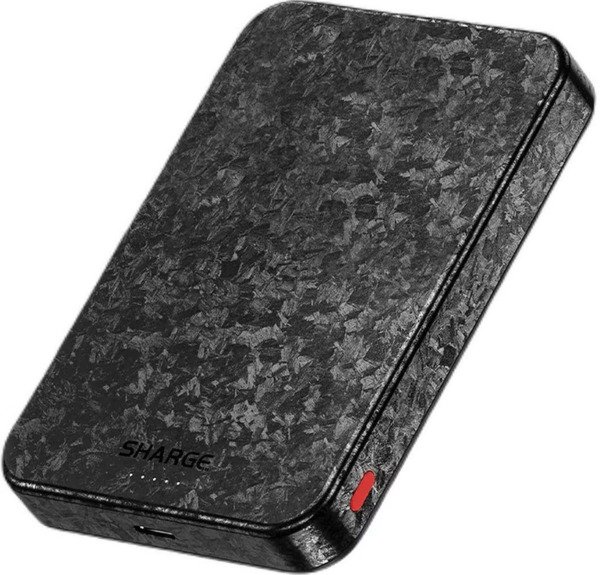 SHARGE CarbonMag 10K 10000 mAh, 20W - powerbank, Black/Grey