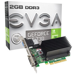 EVGA GeForce GT 730 2GB -n&auml;yt&ouml;nohjain