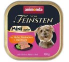 Animonda Vom Feinsten Senior Mini Chicken with Rabbit and Basil, V&aring;tfoder f&ouml;r hund, Spannm&aring;lsfritt, 100 g