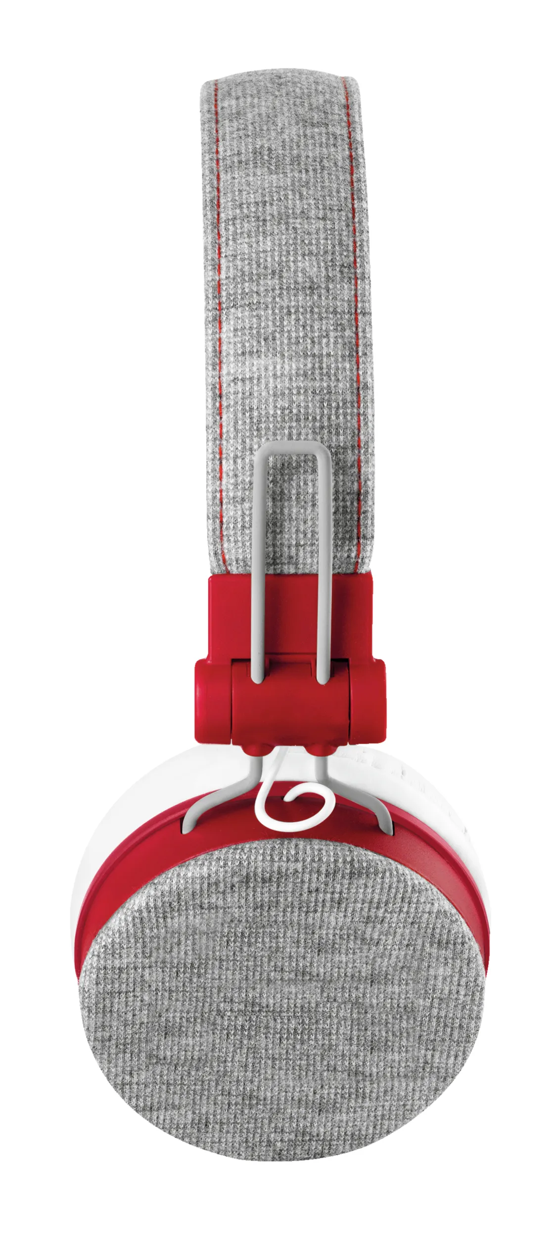 Trust UR FYBER kuulokkeet. Harmaa/Punainen. Korvakuuloke laadukkaalla &auml;&auml;nell&auml;, taitettavilla korvakupeilla ja tyylikk&auml;&auml;ll&auml; muotoilulla &auml;lypuhelimille ja tauluti