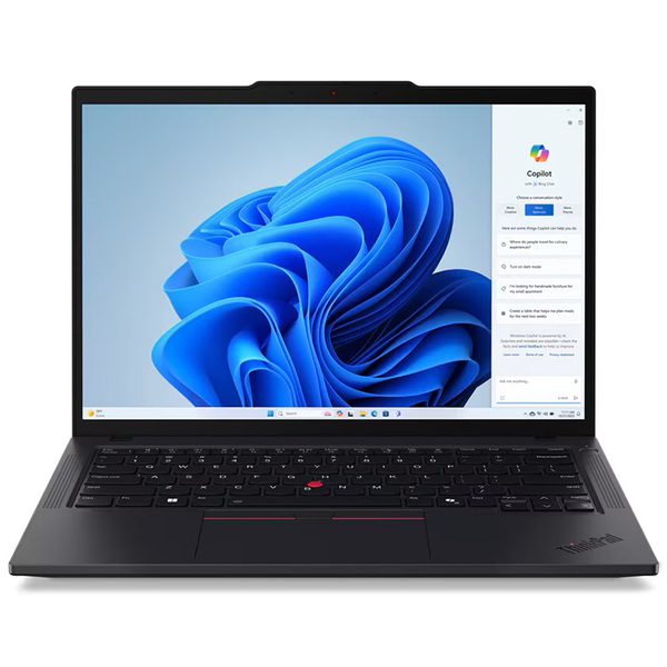 Lenovo ThinkPad T14 G5 14" Intel Ultra 7 155U, 16GB, 512GB, Win 11 Pro - notebook, Black