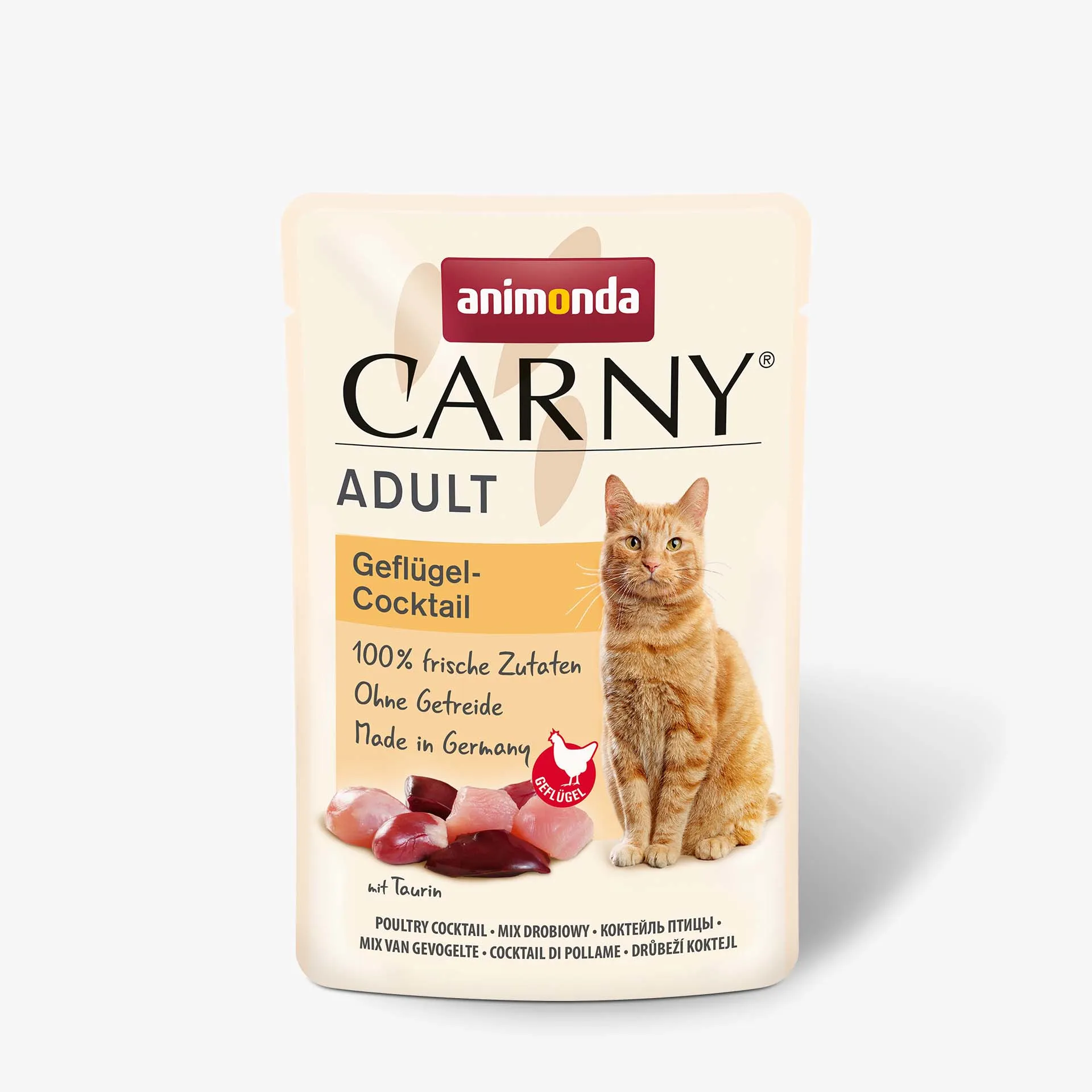 Animonda Carny Adult Poultry Cocktail, Wet food for cats, 85g