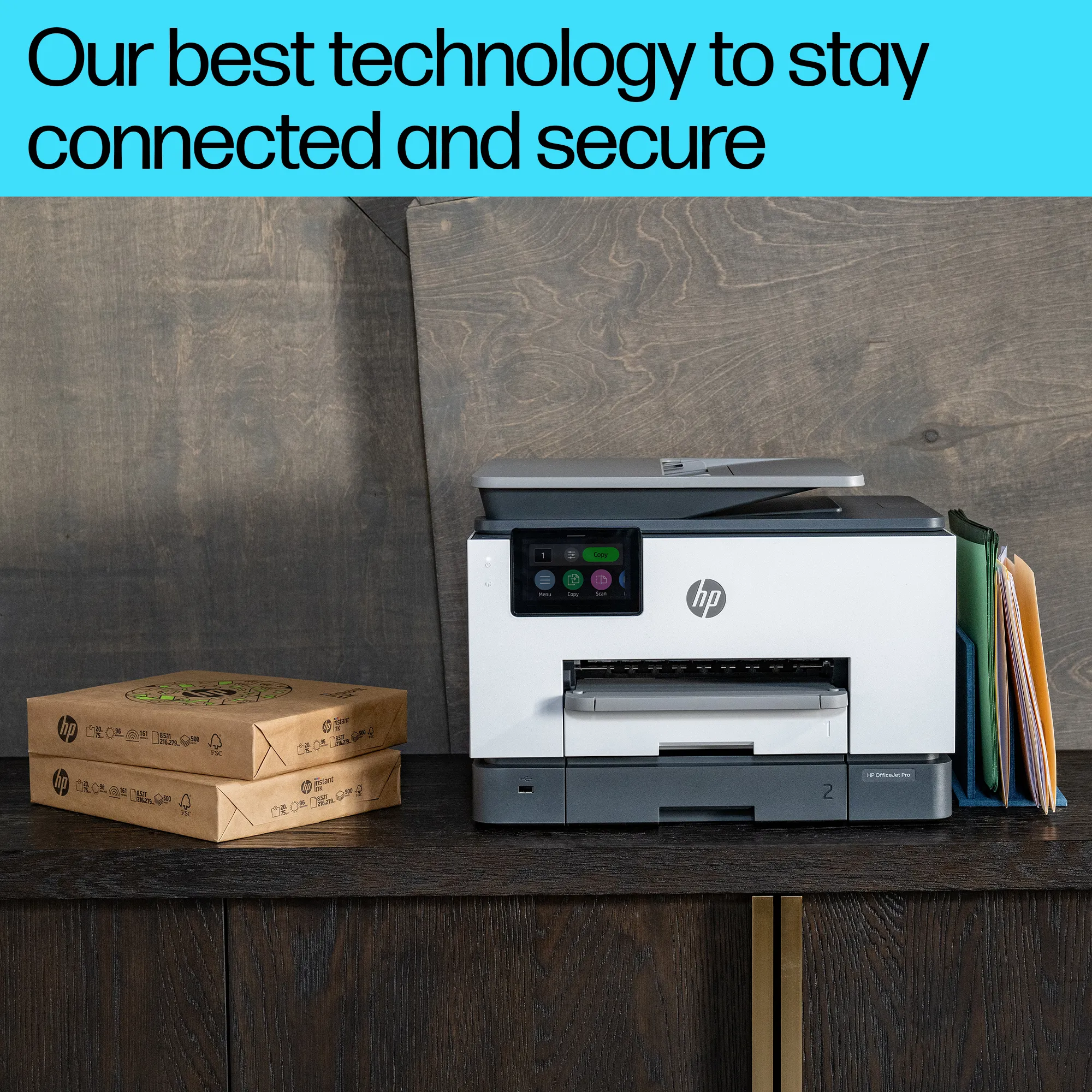 HP Officejet Pro 9132e All-in-One MFP colour inkjet A4 23ppm Copy 25ppm Print 500sheets USB Wi-Fi Bluetooth LAN