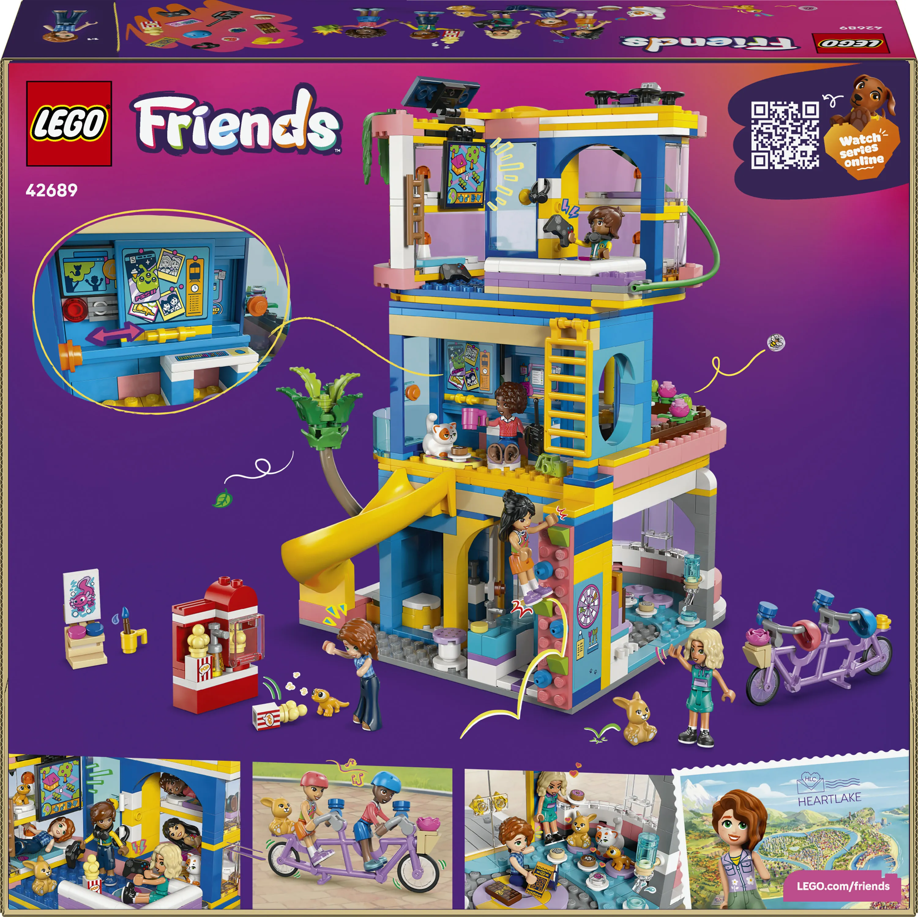 LEGO Friends Heartlake Citys v&auml;nners klubbhus 42689