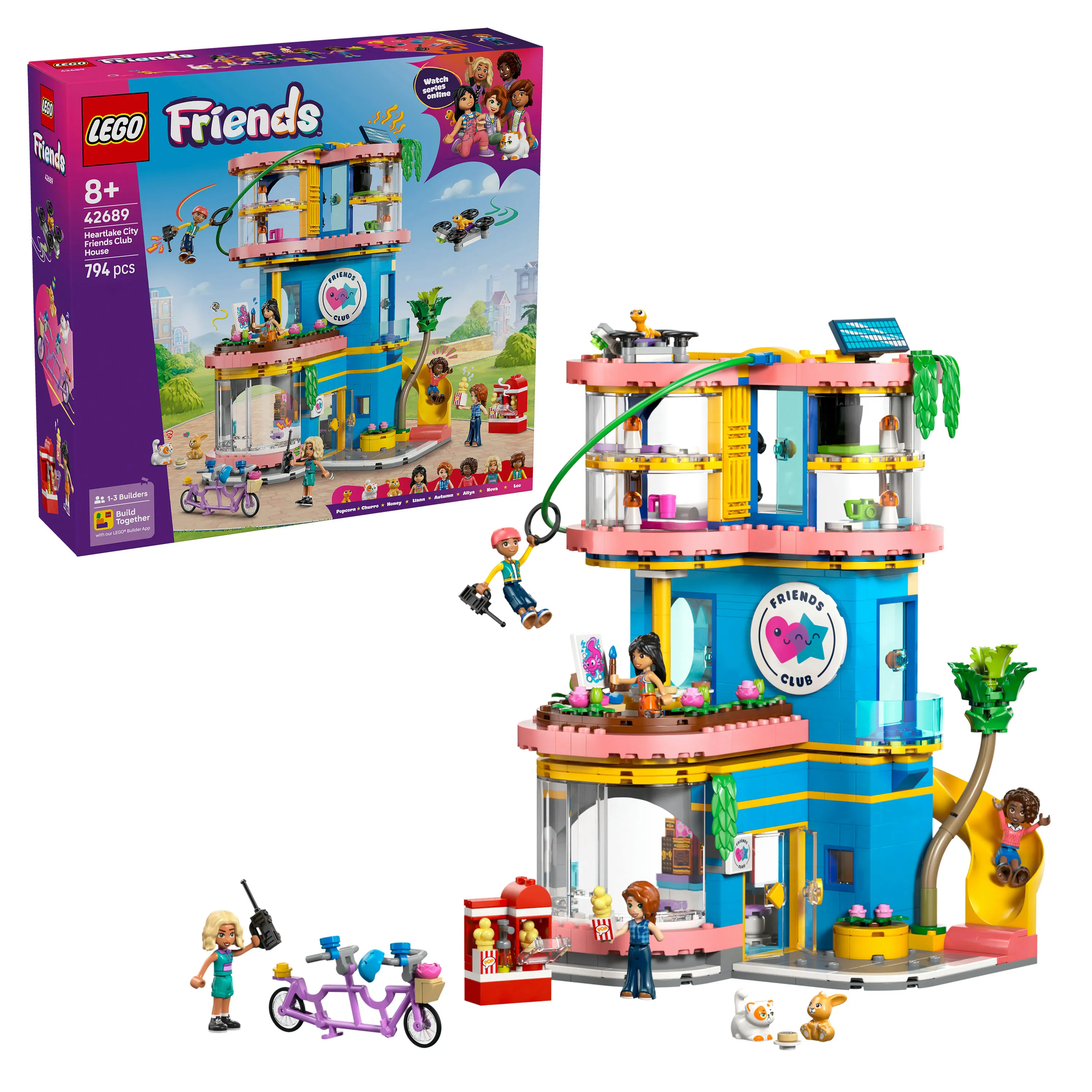 LEGO Friends Heartlake Citys v&auml;nners klubbhus 42689