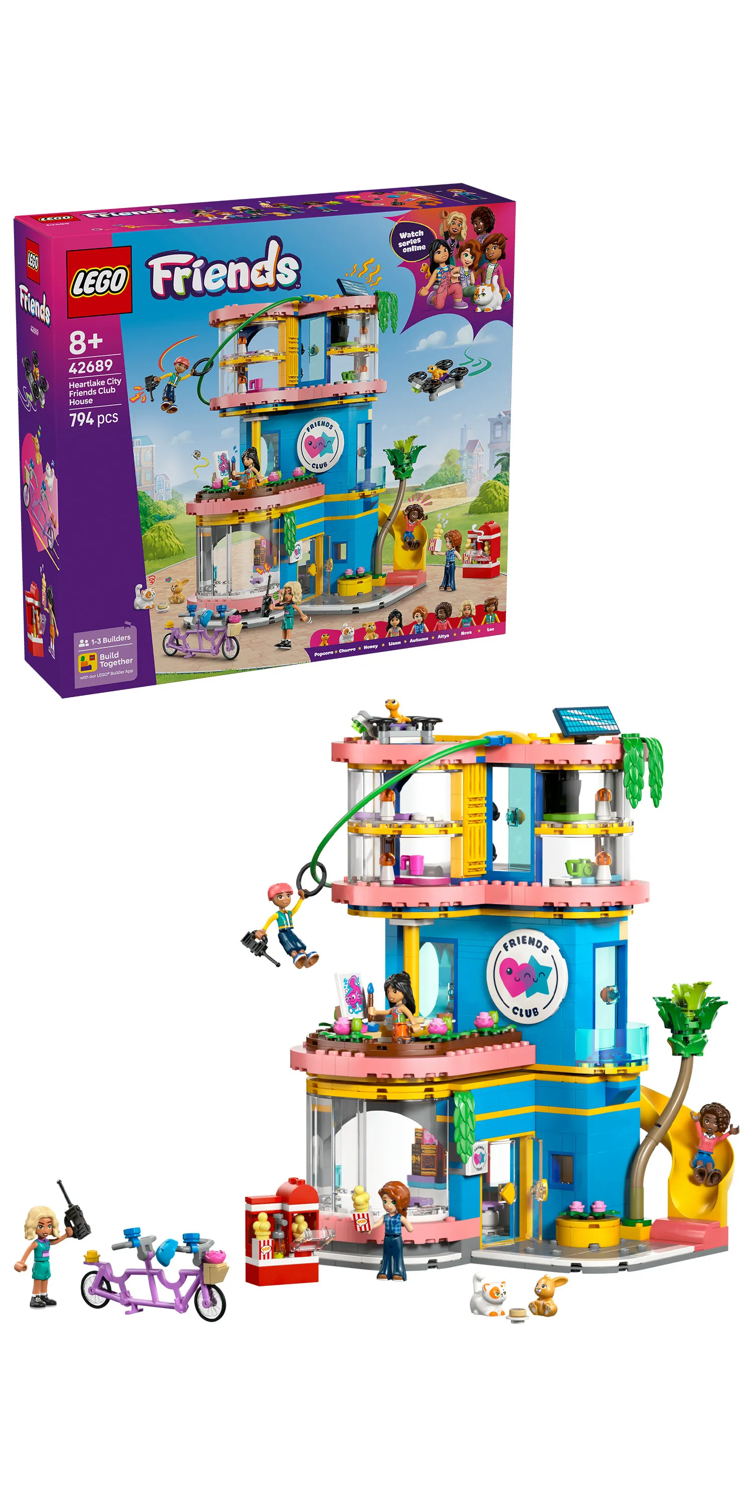LEGO Friends Heartlake Citys v&auml;nners klubbhus 42689