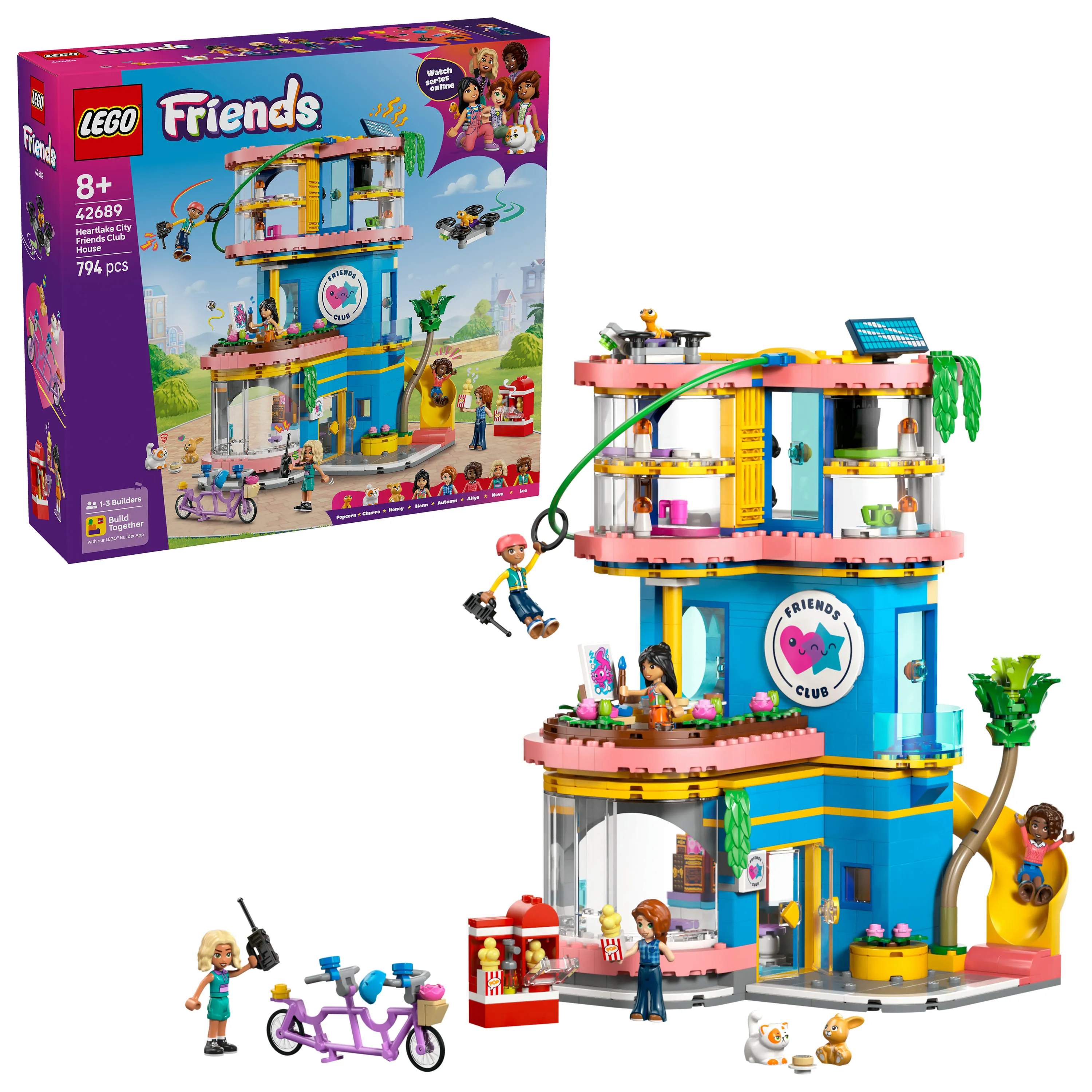LEGO Friends Heartlake Citys v&auml;nners klubbhus 42689