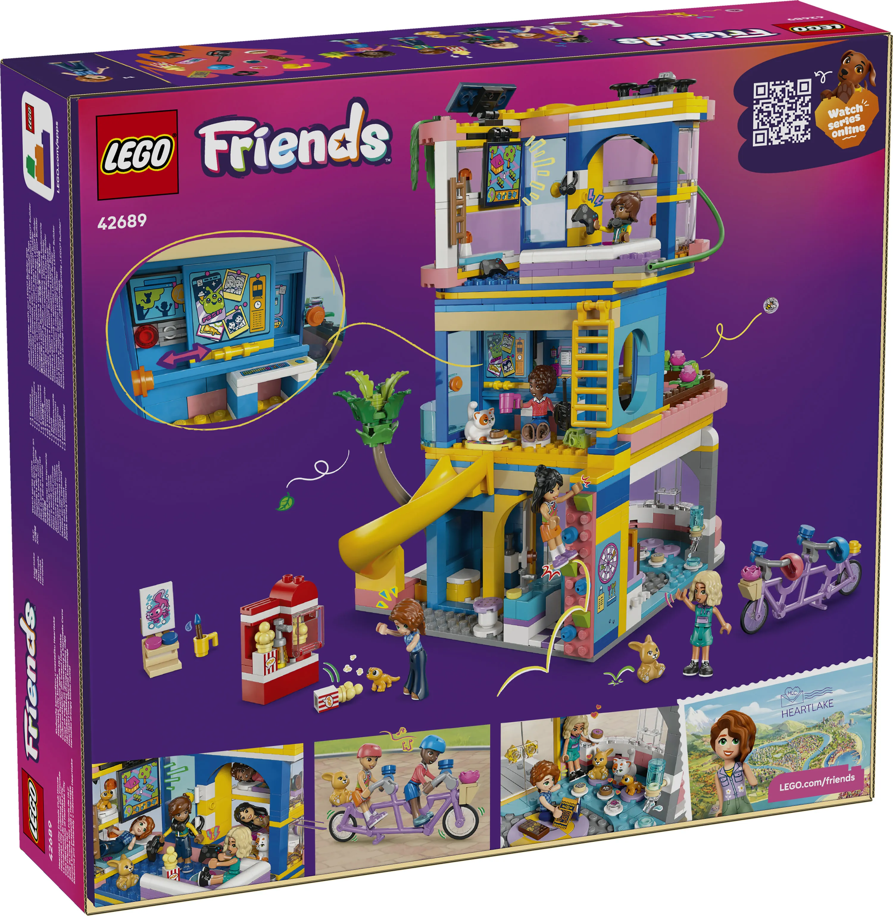 LEGO Friends Heartlake Citys v&auml;nners klubbhus 42689