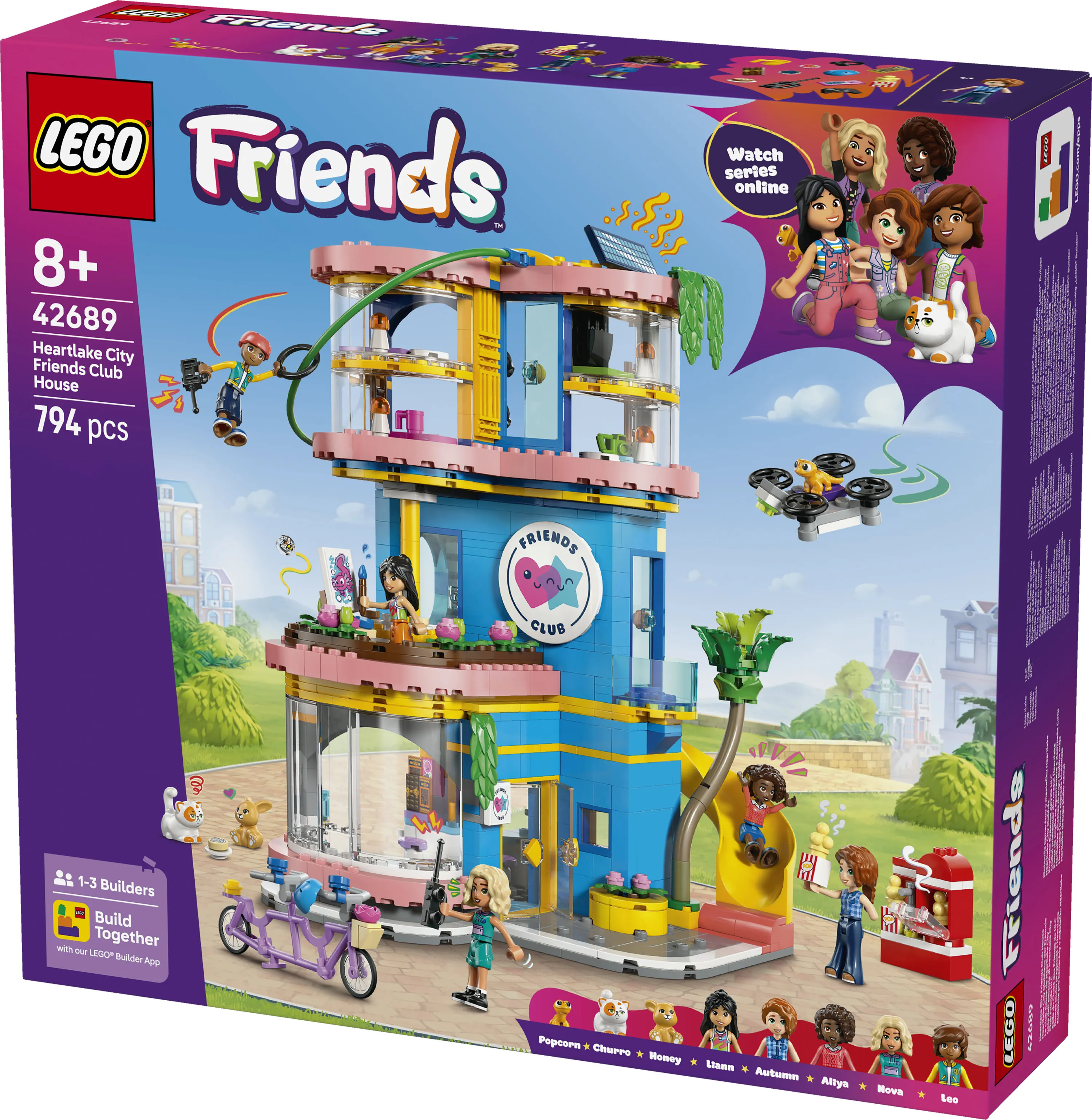 LEGO Friends Heartlake Citys v&auml;nners klubbhus 42689