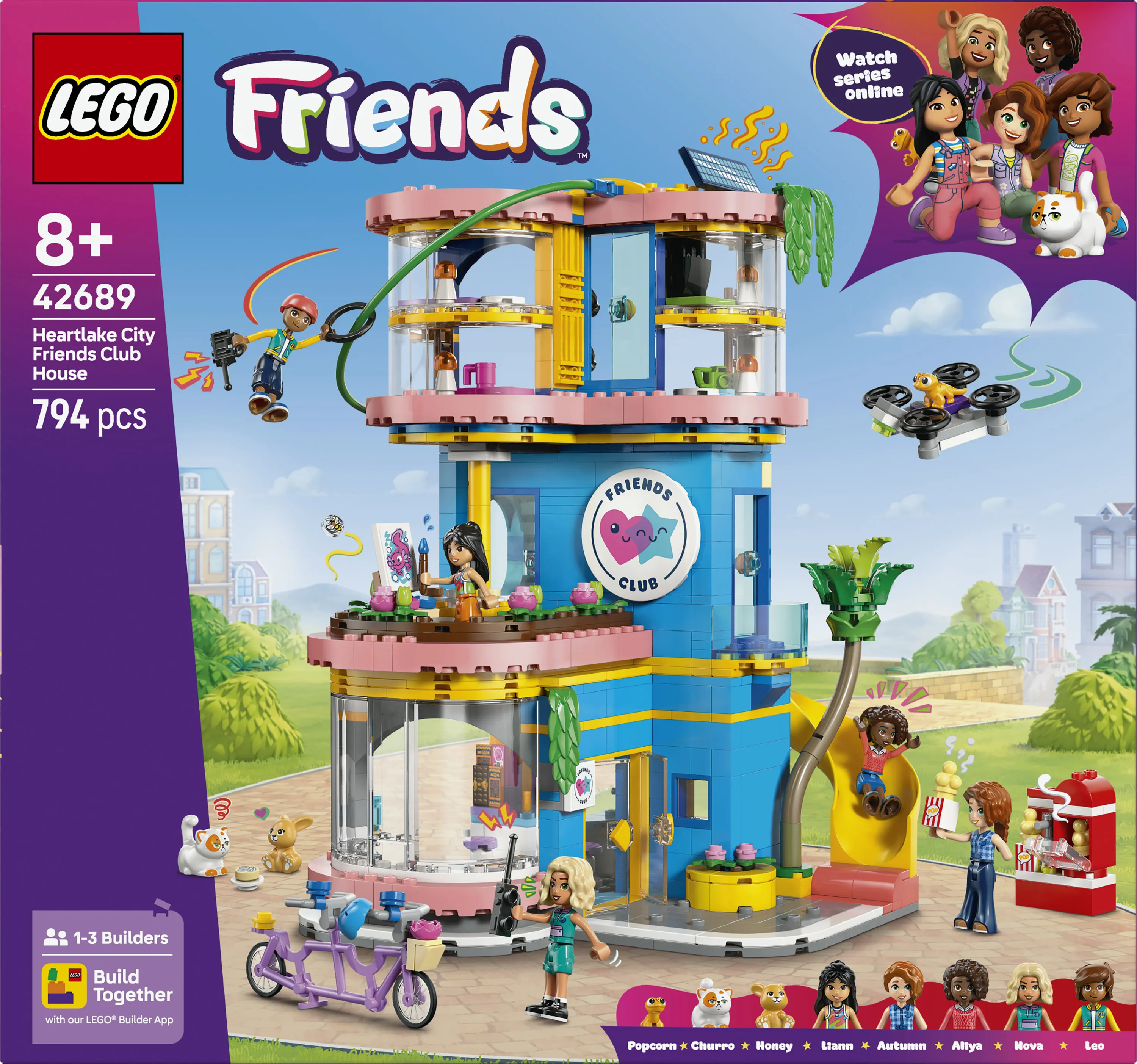 LEGO Friends Heartlake Citys v&auml;nners klubbhus 42689