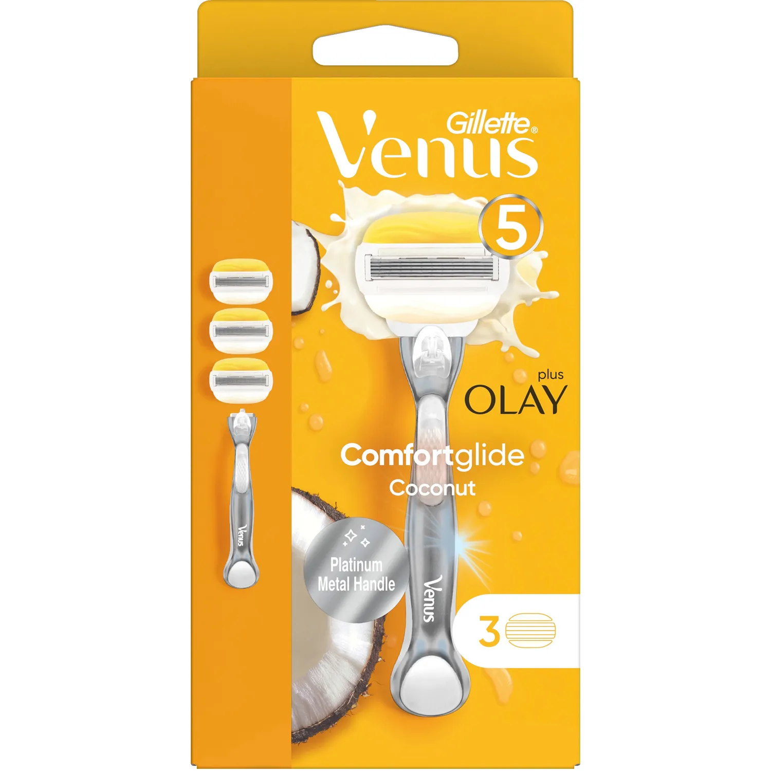 Venus Comfortglide - planer and 3 replacement blades