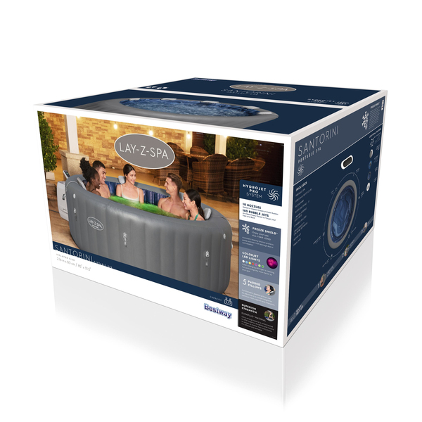 Bestway Lay-Z-Spa&reg; Santorini Hydrojet P. 1.80m x 71cm