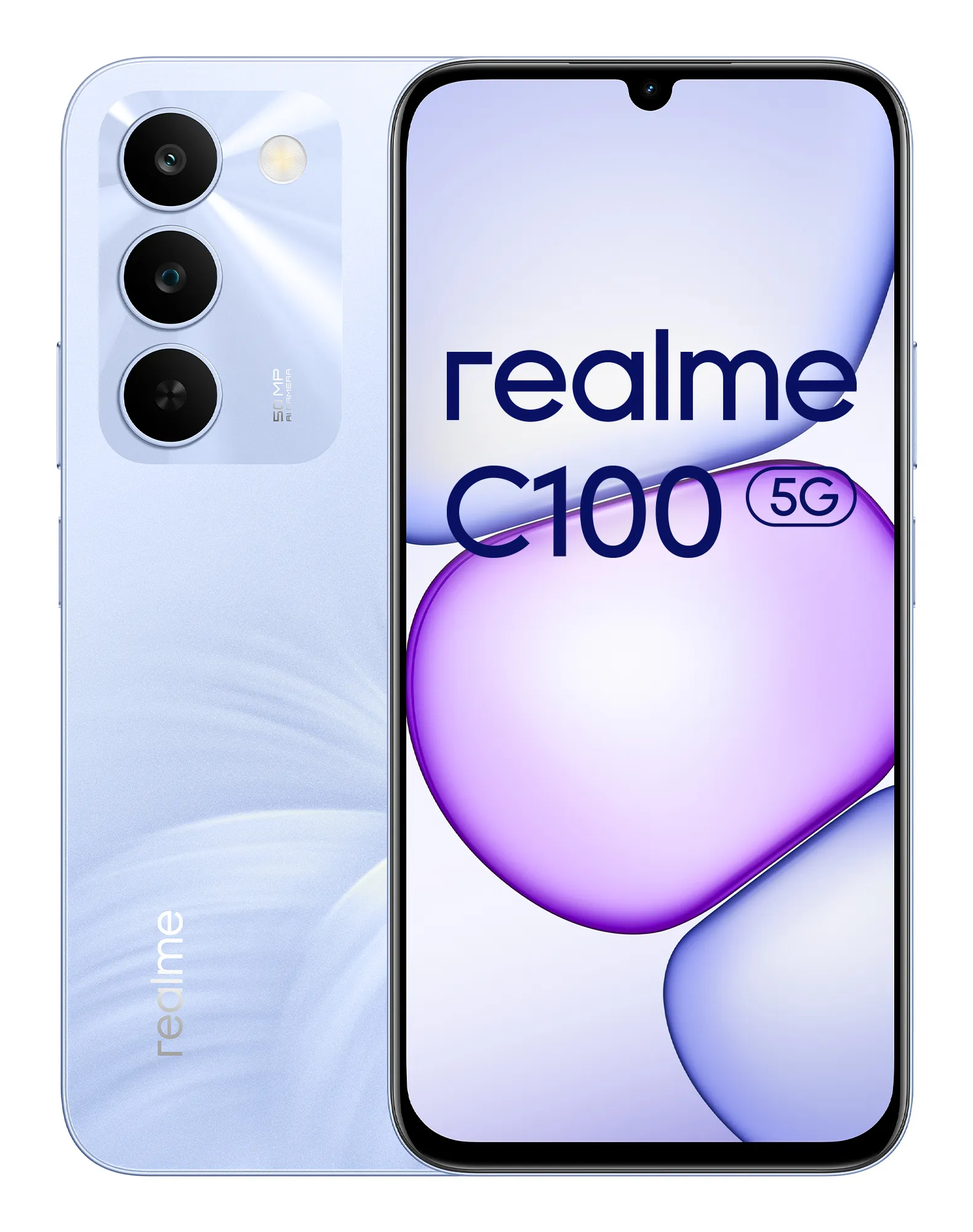 realme C100 5G 4/128 Gt -puhelin, Blooming Purple
