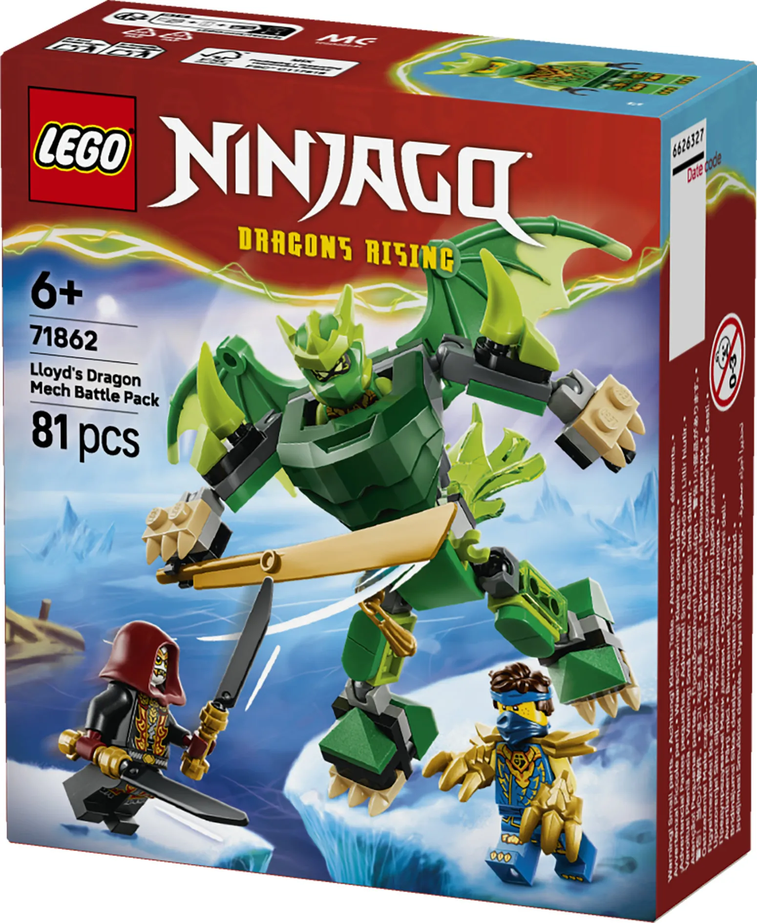 LEGO NINJAGO Lloydin lohik&auml;&auml;rmerobotin taistelupakkaus 71862