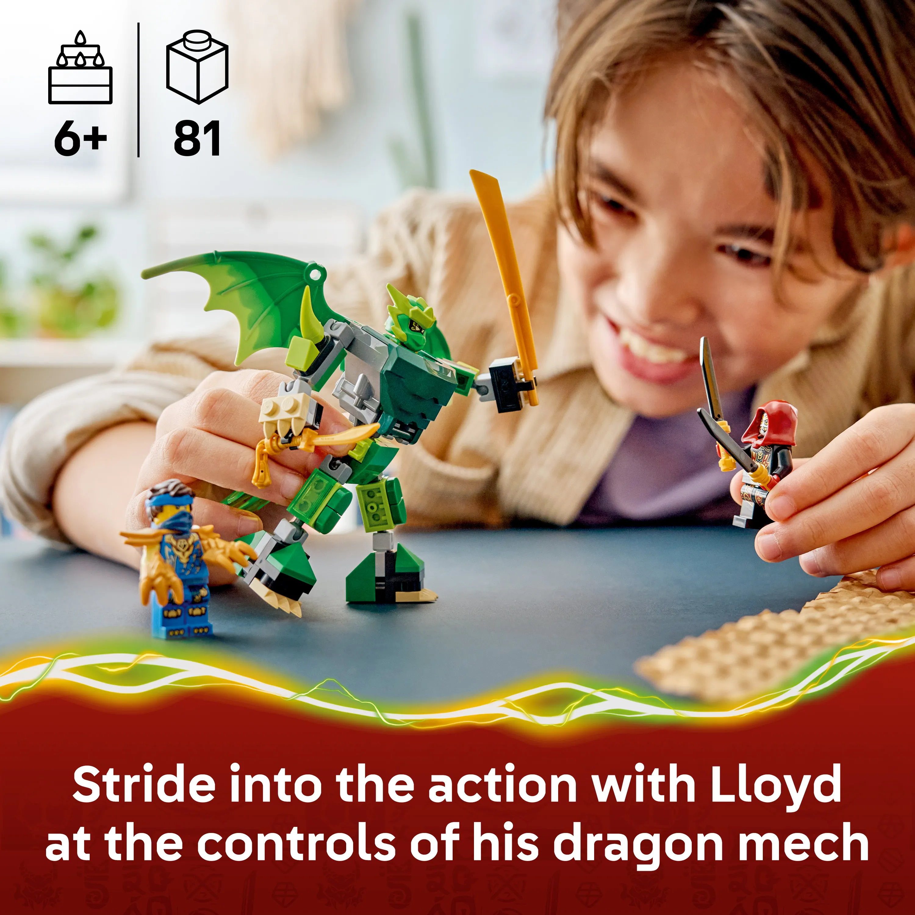 LEGO NINJAGO Lloydin lohik&auml;&auml;rmerobotin taistelupakkaus 71862