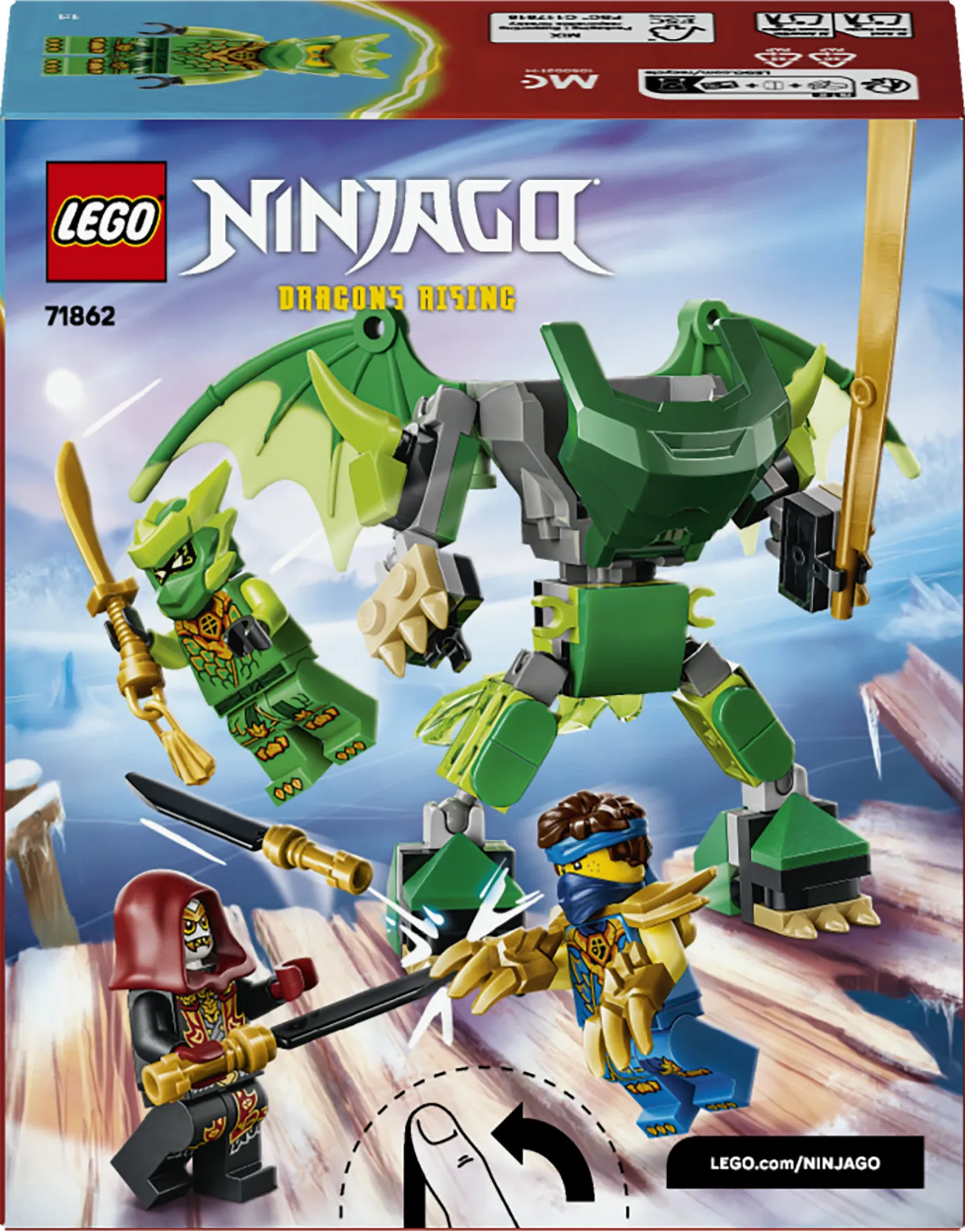 LEGO NINJAGO Lloydin lohik&auml;&auml;rmerobotin taistelupakkaus 71862