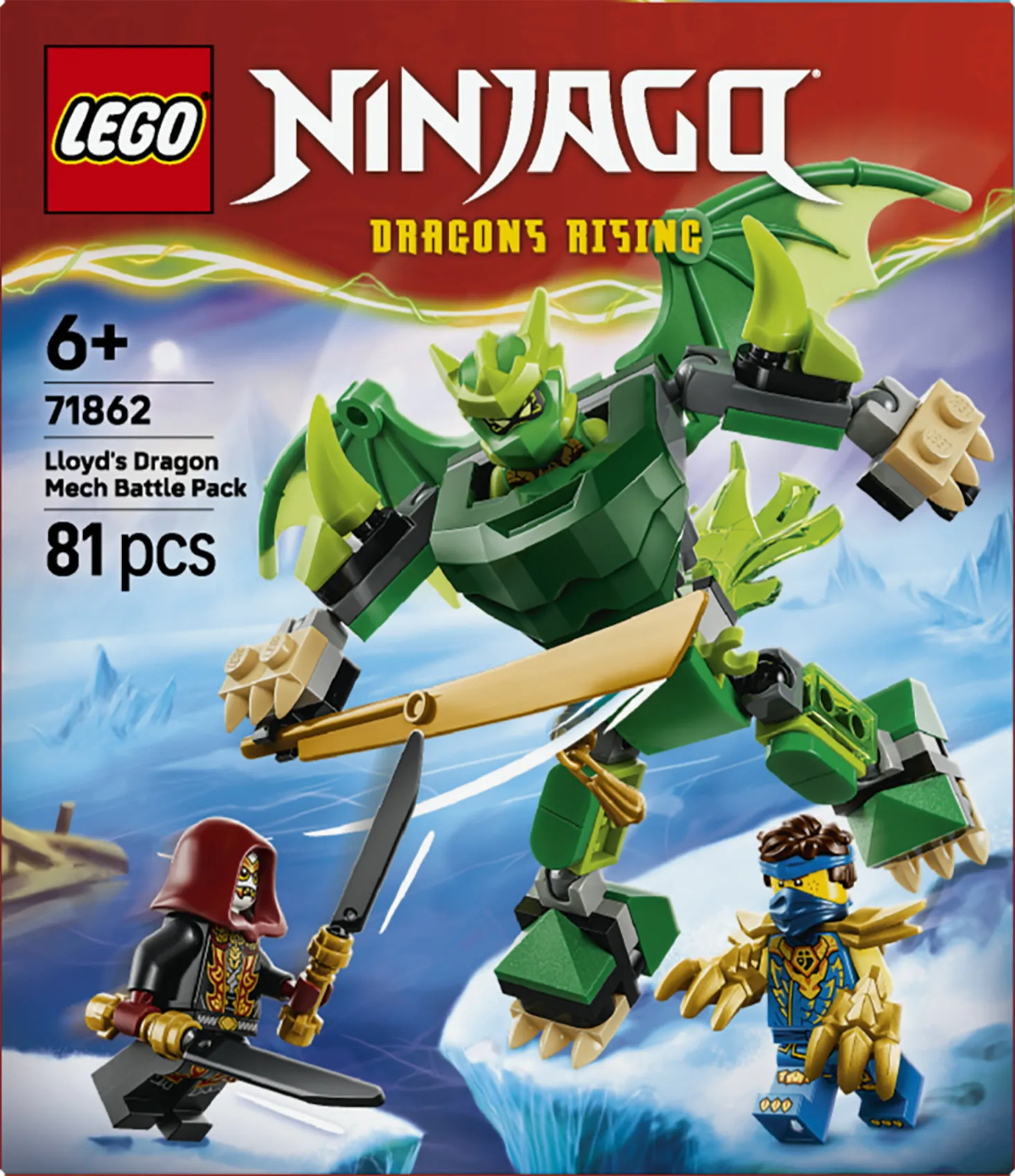 LEGO NINJAGO Lloydin lohik&auml;&auml;rmerobotin taistelupakkaus 71862