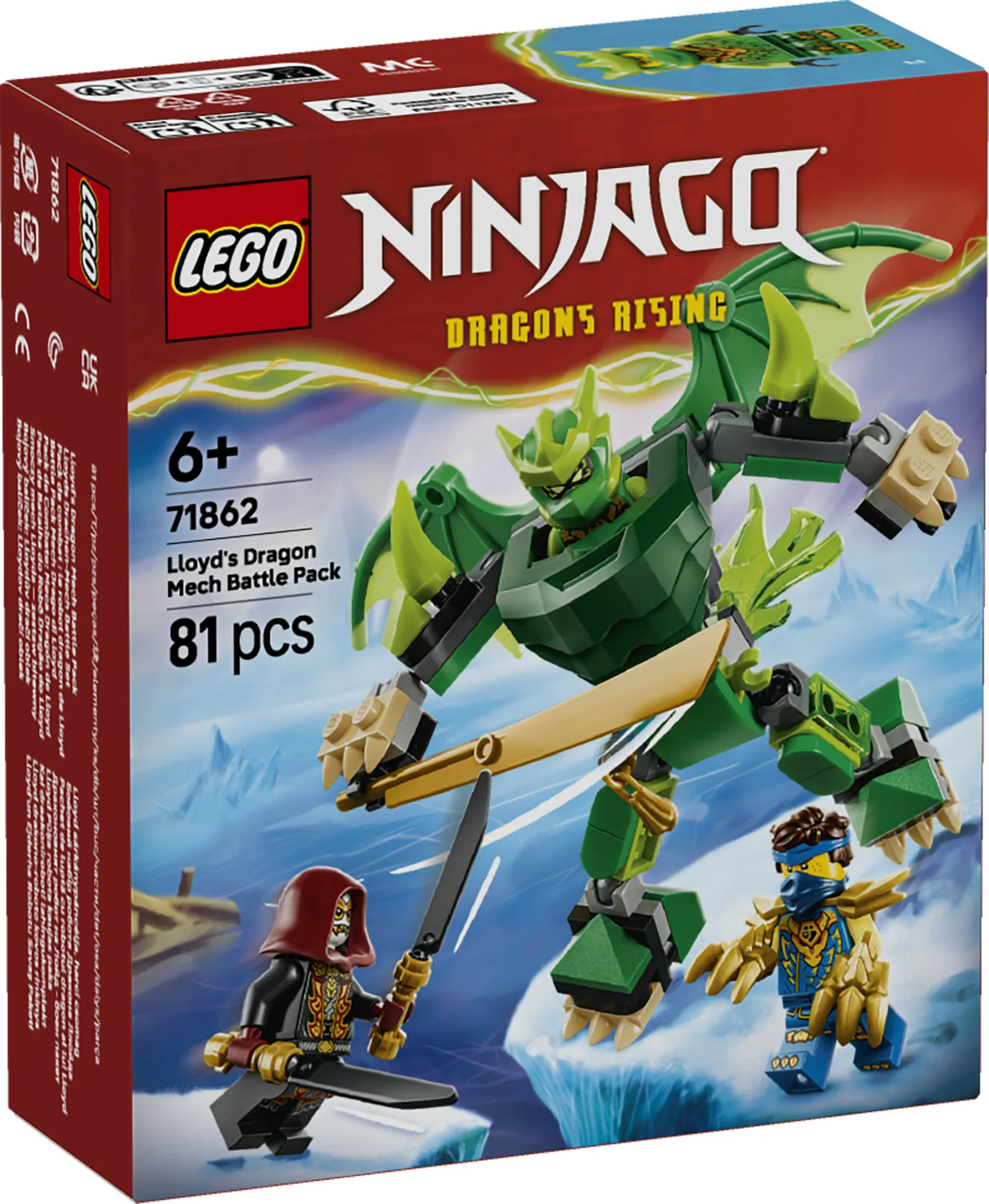 LEGO NINJAGO Lloydin lohik&auml;&auml;rmerobotin taistelupakkaus 71862