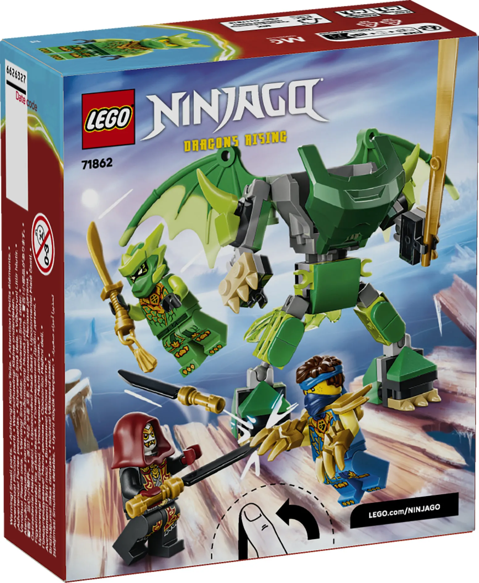 LEGO NINJAGO Lloydin lohik&auml;&auml;rmerobotin taistelupakkaus 71862