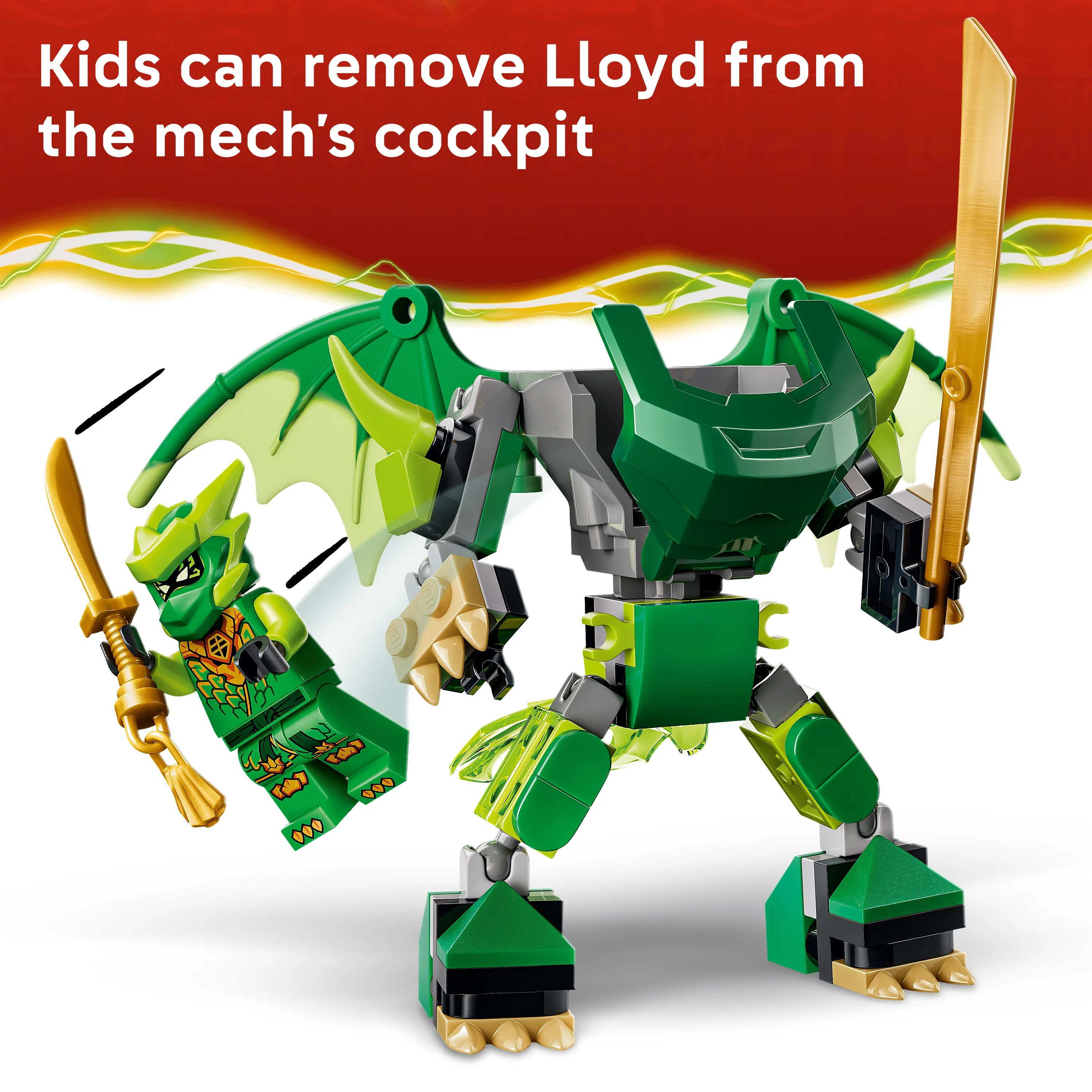 LEGO NINJAGO Lloydin lohik&auml;&auml;rmerobotin taistelupakkaus 71862